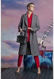 Клетчатое пальто Снежная Королева