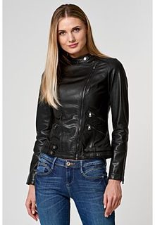 Куртка из натуральной кожи La Reine Blanche