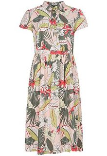 Платье с цветочным принтом LE Monique