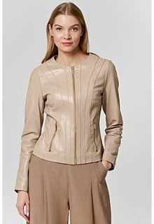 Куртка из натуральной кожи La Reine Blanche