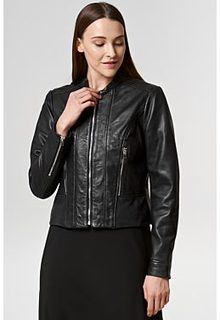 Куртка из натуральной кожи La Reine Blanche