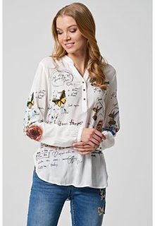 Блузка с принтом Desigual