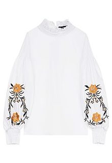 Блузка с вышивкой La Reine Blanche