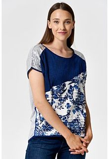 Комбинированная футболка Desigual