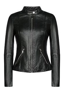 Куртка из натуральной кожи La Reine Blanche