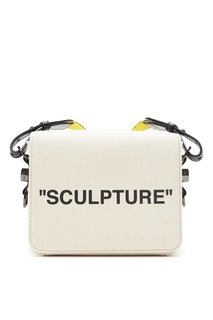 Белая сумка с надписью Off White