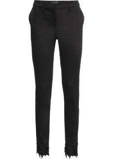 Брюки с кружевной вставкой Bonprix