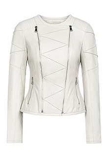 Куртка из натуральной кожи La Reine Blanche
