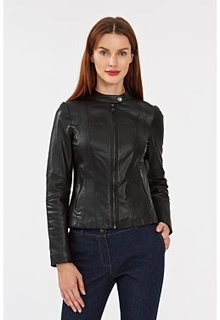 Куртка из натуральной кожи La Reine Blanche