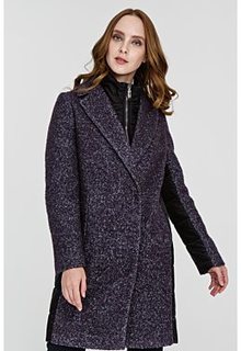 Утепленное шерстяное пальто Electrastyle