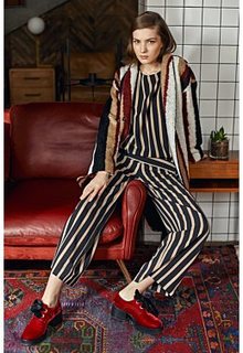 Полосатое пальто Снежная Королева