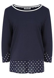 Комбинированный джемпер Betty Barclay