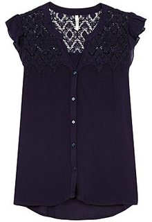 Блузка с ажурной отделкой Pepe Jeans London