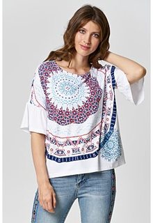 Блузка с принтом Desigual