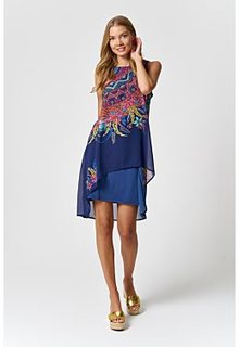 Комбинированное платье Desigual