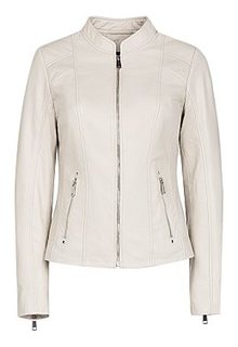 Куртка из натуральной кожи La Reine Blanche