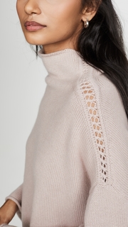 TSE Cashmere Oversized Funnel Neck Sweater