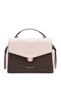 Серо-розовая сумка Bristol Michael Kors