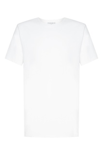 Белая льняная футболка Sandro