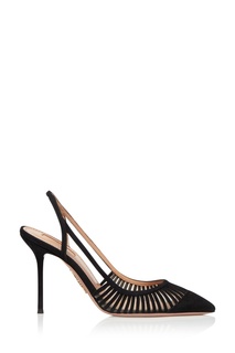 Черные слингбэки Zana 95 Aquazzura