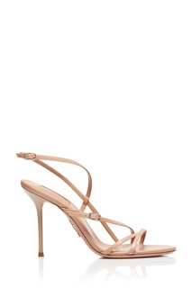 Нюдовые босоножки Carolyne 95 Aquazzura