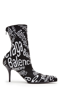 Трикотажные ботильоны Knife Logo Wave Balenciaga