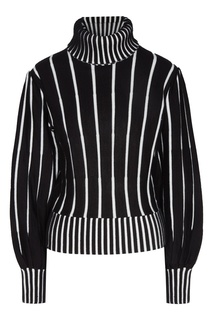 Свитер в черно-белую полоску Msgm