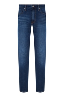 Темно-синие джинсы с потертостями Calvin Klein