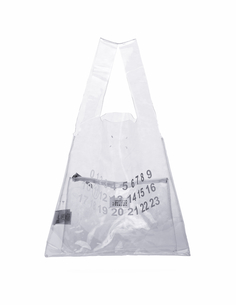Прозрачная сумка-тоут с логотипом Maison Margiela
