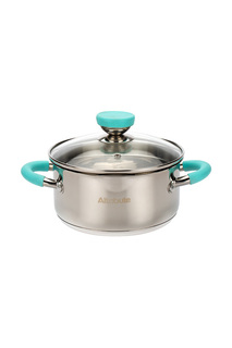Кастрюля с крышкой 24х13,5 см ATTRIBUTE STEEL