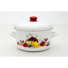 Кастрюля эмалированная 2.2 л Savasan Фазенда (8098/2.2 л)