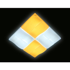 Управляемый светодиодный светильник Ambrella light FP2382 WH 128W D500*500