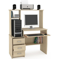 Стол компьютерный Моби Комфорт 5 СКР дуб сонома Mobi