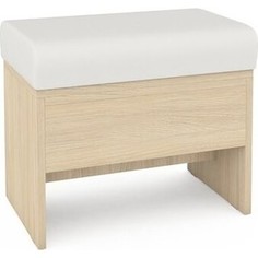 Пуф Моби Линда 311 дуб сонома/к/з белый Mobi