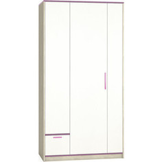 Шкаф Моби Гольф 200 белый матовый/перламутр черешня Mobi