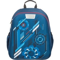 Ранец №1 School Techno, ортопед. Спинка 843407