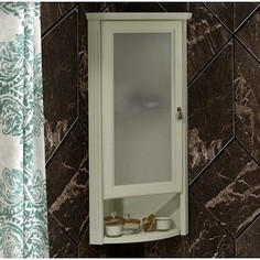 Шкаф Opadiris Клио 32 слоновая кость, угловой, левый, с матовым стеклом (Z0000014861)