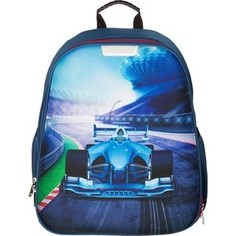 Ранец №1 School Basic На скорости, 2 отд., ортопед. Спинка, ХК1