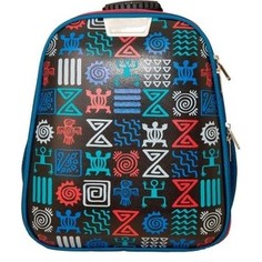Ранец №1 School Ethnic, ортопед. спинка, экокожа