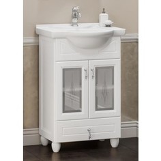 Тумба с раковиной Opadiris Тибет 50 белый (Z0000004397 + Z0000008139)