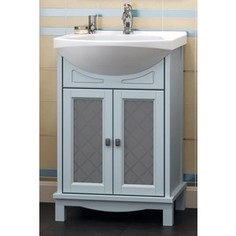 Тумба с раковиной Opadiris Омега 55 голубой R90B (Z0000012775 + Z0000001650)