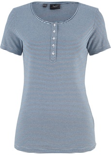 Футболка на пуговицах Bonprix