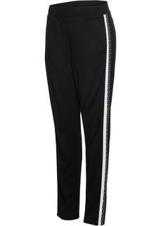 Брюки с узорчатыми лампасами Bonprix