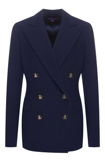 Двубортный жакет из шерсти Ralph Lauren