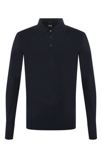 Шерстяное поло BOSS