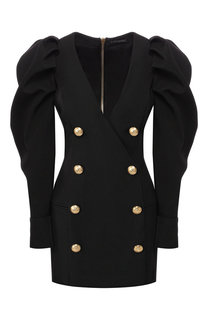 Шерстяное платье Balmain