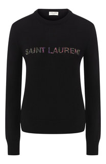 Шерстяной пуловер Saint Laurent