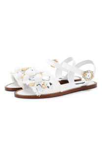 Плетеные сандалии Dolce & Gabbana