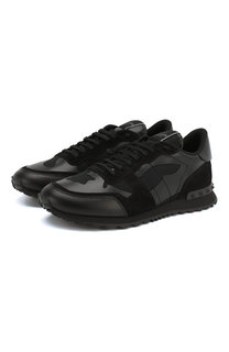 Комбинированные кроссовки Valentino Garavani Rockrunner Valentino