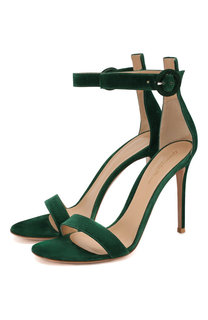 Замшевые босоножки Portofino 105 Gianvito Rossi